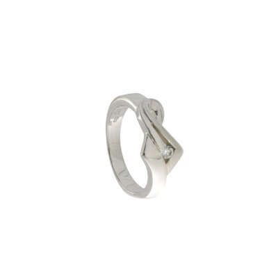 Silberring 925/- mit Zirkoniabesatz Gr. 52