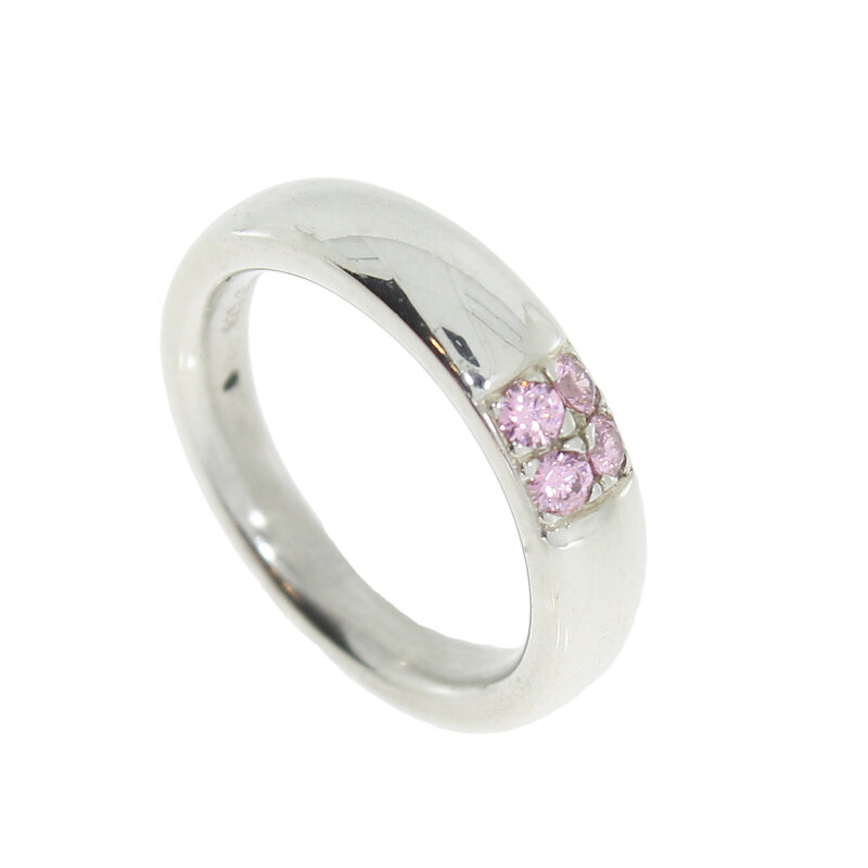 Silberring 925/- Silber mit pinken Zirkonia Gr. 56