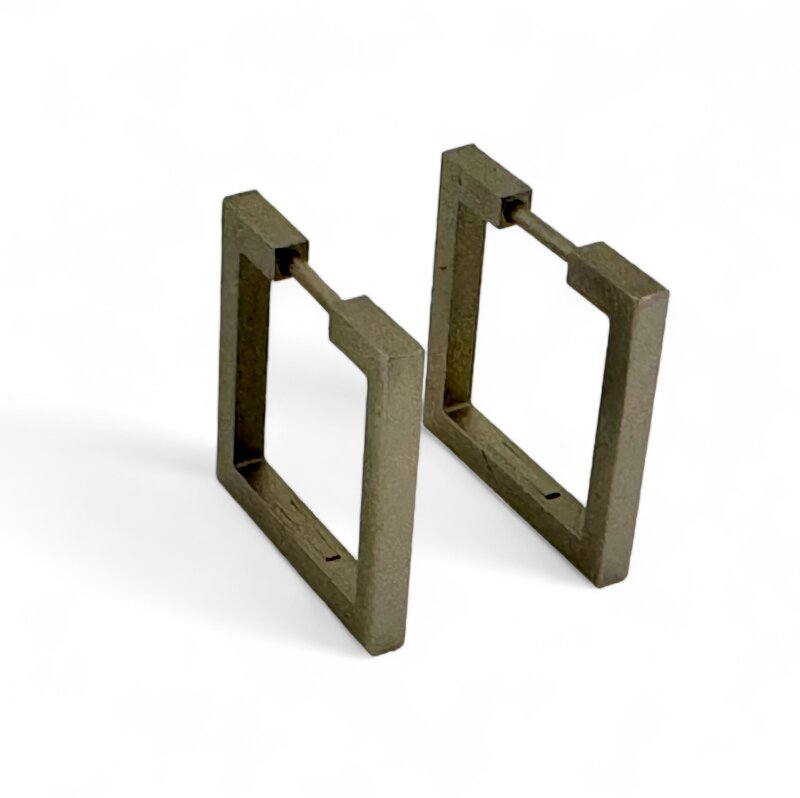 Titanfactory Creolen Titan Quadrat 17 x 17 mm