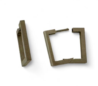 Titanfactory Creolen Titan Quadrat 17 x 17 mm