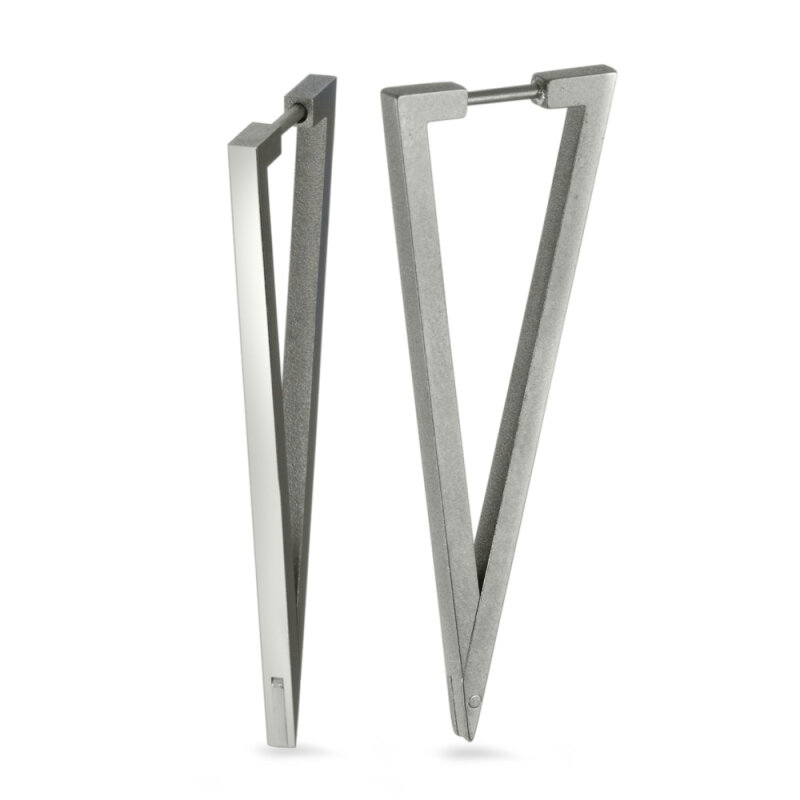 Titanfactory Creolen Dreieck 44 x 17 mm