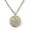 Silberanhänger 925/- Sterlingsilber rhodiniert mit Zirkoniabesatz 13 mm