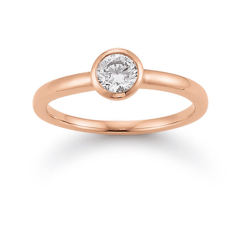 Viventy Damenring 925/-Slber rosé vergoldet mit Zirkonia Gr. 56