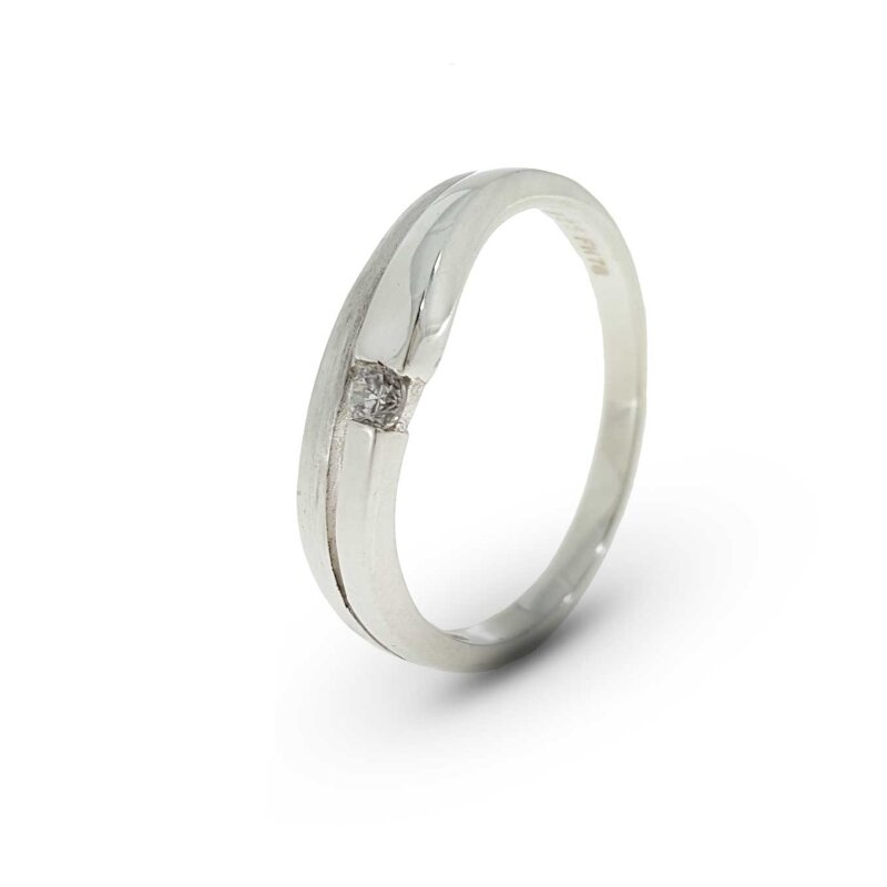 Damenring 925/- Zirkonia Gr 58