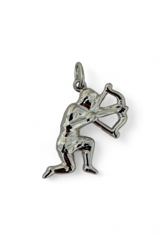 Sternzeichen Schütze 925/-Silber rhodiniert 22 x 12 mm