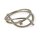 Weißgoldring 585/- mit Diamant  0,01 ct Gr. 53
