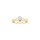 Solitärring Verlobungsring 333/- Gelbgold / Weißgold mit Zirkonia