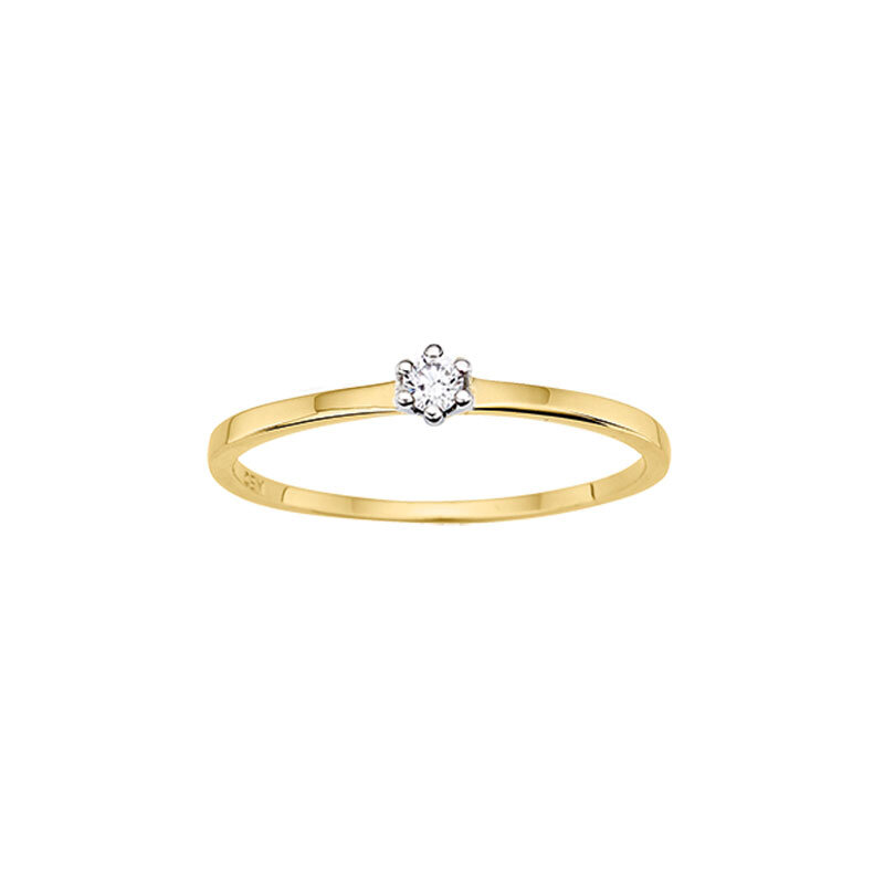 CEM Solitärring Verlobungsring 333/- Bicolor BRI305605