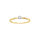 Solitärring Verlobungsring 333/- Bicolor mit Zirkonia