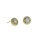 Ohrstecker 333/- bicolor mit Zirkonia 10 mm