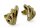 Ohrstecker 333/- Gelbgold Fächermotiv 15 x 14 mm