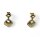 Brillant Ohrhänger 0,08ct 585/- Bicolor 22 x 13 mm