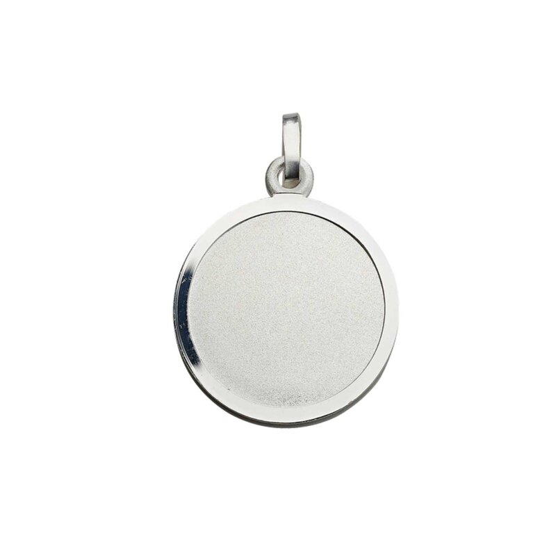 Kettenanhänger Gravurplatte 925/- Sterlingsilber 16 mm