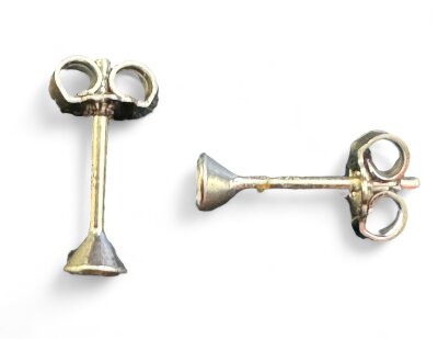 Ohrstecker Zirkonia blau 925/-Sterlingsilber 3,5 mm