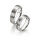 Collection Ruesch Partnerringe White Style Steel Titan Brillant 68/06040