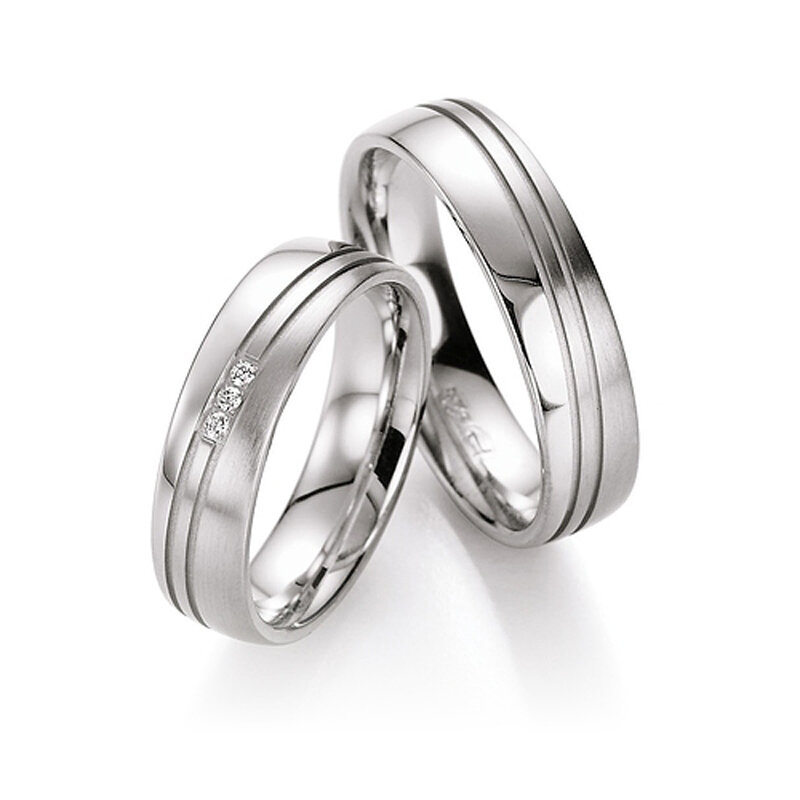 Collection Ruesch Partnerringe 925/- Sterlingsilber...