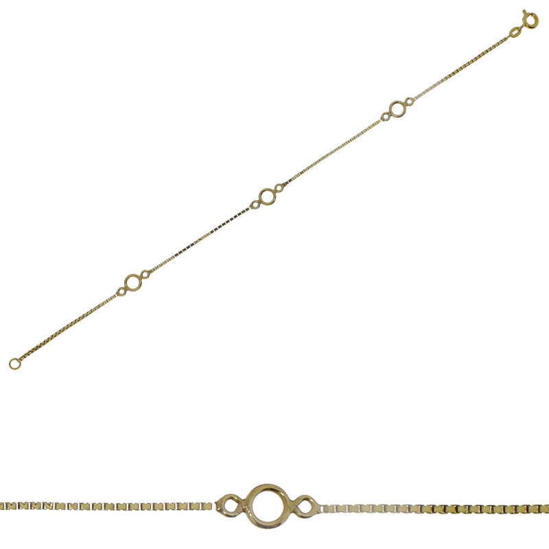 Goldarmband Venezia 333/- Gelbgold 19 cm