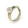 Kettler Perlenring in GG Gold 585 14 Karat Größe: 56 - 71000106050010