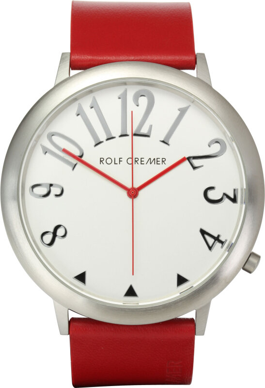 Rolf Cremer Jumbo II 495102 Armbanduhr Rot Ø 50mm