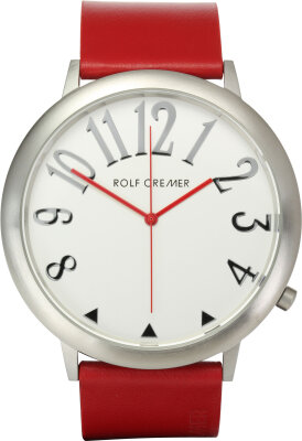 Rolf Cremer Jumbo II 495102 Armbanduhr Rot Ø 50mm