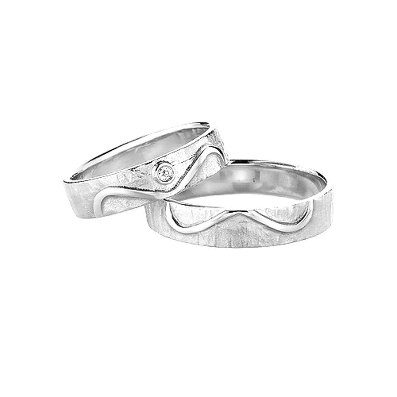 Collection Ruesch Partnerringe Signs of Love 925/- Sterlingsilber Unendlichkeit