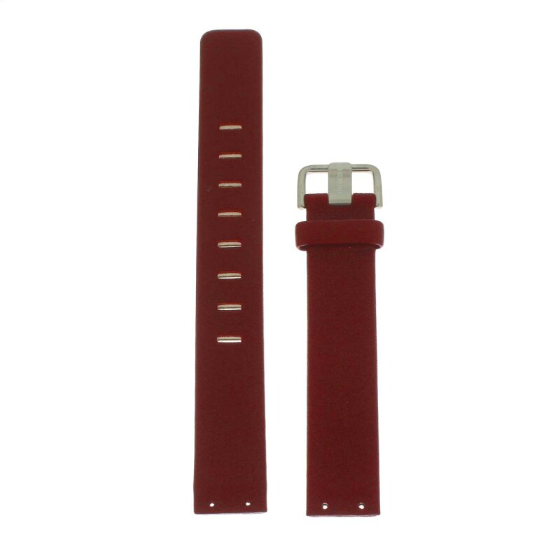 BERING Leder Ersatzbänder für Uhren 14 mm rot