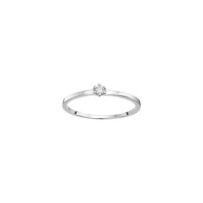 Solitärring Verlobungsring mit Brillant 0,05ct 585/-...