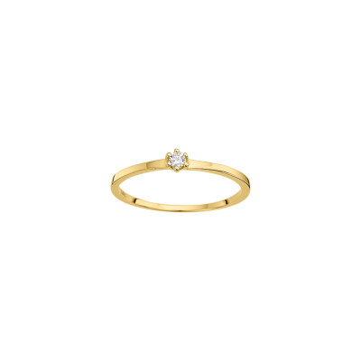 Solitärring Verlobungsring mit Brillant 0,05ct 585/-...