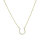 Kette mit Hufeisen 925/- Sterlingsilber vergoldet 45 cm