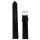 Uhrenlederband Filigran 18-16 mm schwarz glänzend