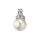 Kettenanhänger mit Perle und Zirkonia 925/- Sterlingsilber 19 x 10 mm