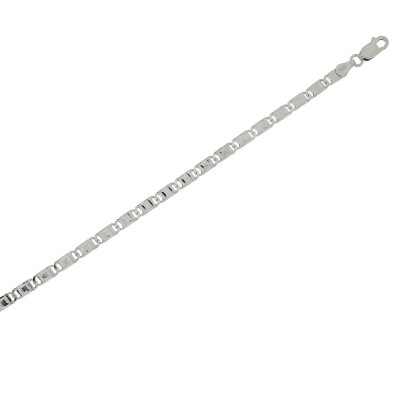 Silberarmband Fantasie 925/- rhodiniert 21 cm
