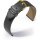 Uhenlederarmband Dolly Grau 14 mm weiches Kalbleder ohne Naht