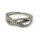 Silberring 925/- rhodiniert mit Zirkonia in Übergröße 62