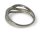 Silberring 925/- rhodiniert mit Zirkonia in Übergröße 62