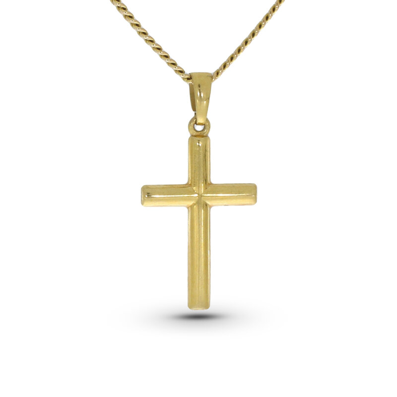 Gold Anhänger Kreuz 333/- GG 29 x 14 mm