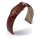 Uhrenlederband Guinea Mittelbraun 22 mm Normallänge