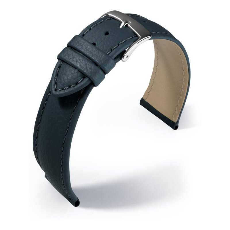 Eulit Barington Lederband Fancy Classic Blau 22 mm
