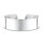 Quinn Silber Armreif poliert 20 mm breit