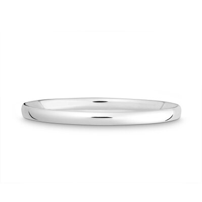 Quinn 925/- Silber Armreif oval poliert 6 mm breit