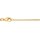 Halskette Schlange goldplattiert 50 cm 1,2 mm