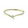 goldener Armreif 585/- Gelbgold mit Perle 4,5 mm 19 cm