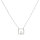 Schmuckset "Quadrate"  925/- Sterlingsilber rhodiniert