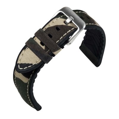 Eulit Uhrenband EUTec Camouflage Grau 22mm