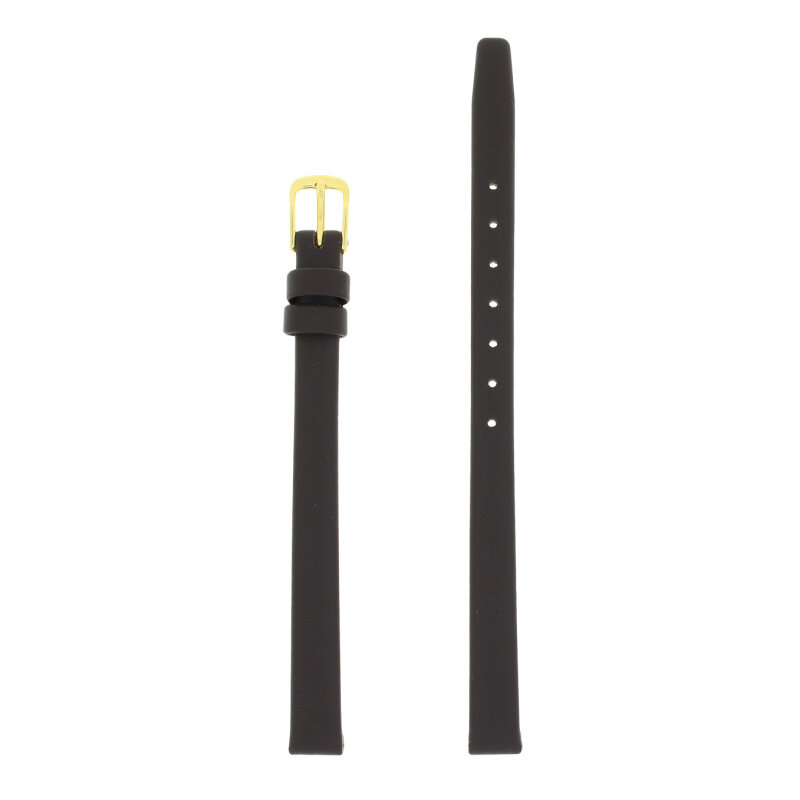 Di Modell Uhrenersatzlederband braun 8 mm