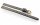 Uhrenlederband dunkelbraun 8 mm XL Extralang