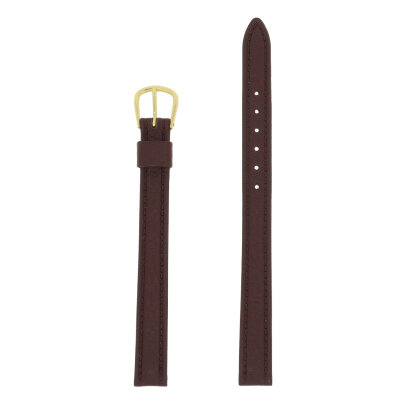 Uhren Ersatzlederarmband rotbraun 10 mm