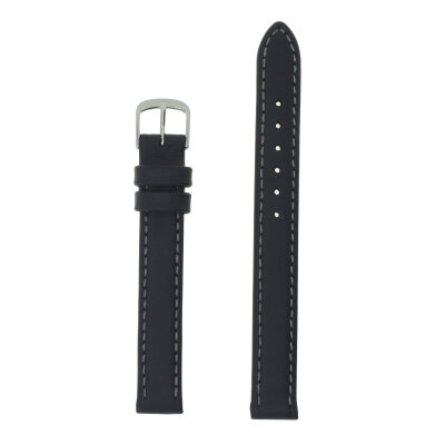 Fluco Uhren Lederband Triumpf 12 mm schwarz