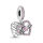 PANDORA 799402C01 Charm Anhänger Heart & Mum