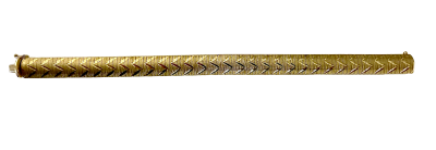 Omega Armreif 585/- Gelbgold 19 cm 10 mm massiv